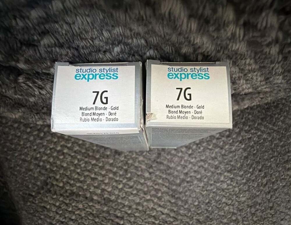 New- Kenra Express 10 Minute Permanent Color 7G Medium Blonde - Gold (Lot of 2)